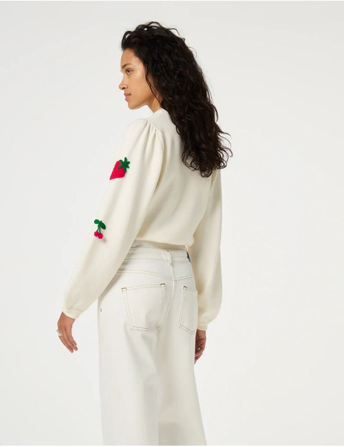 Fabienne Chapot lange mouw pull wit