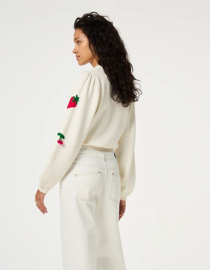 Fabienne Chapot lange mouw pull wit
