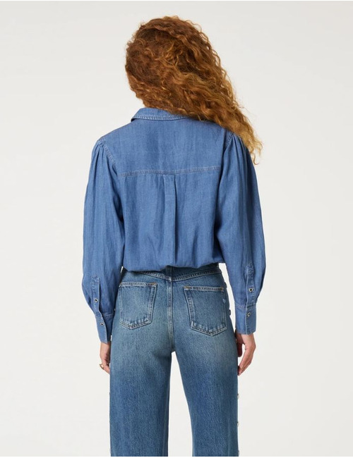 Fabienne Chapot lange mouw bloes jeans