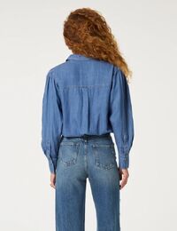 Fabienne Chapot lange mouw bloes jeans