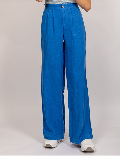 Lalotti broek met elatische band blauw
