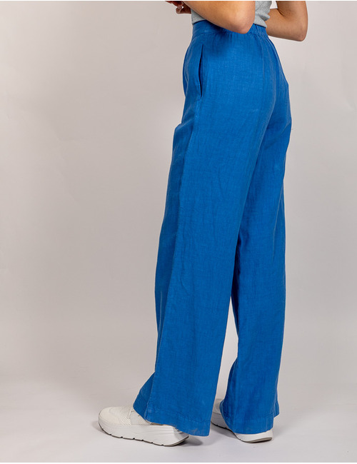 Lalotti broek met elatische band blauw