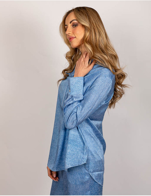 Herzen's lange mouw bloes jeans
