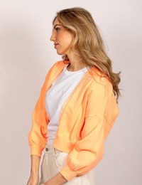 Senso lange mouw gilet oranje