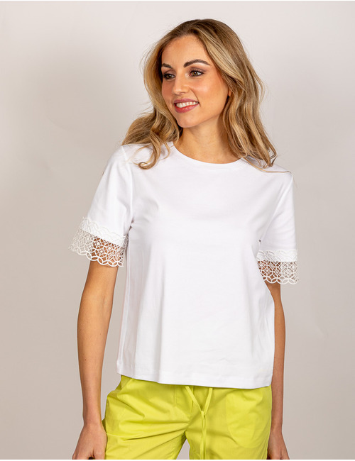Marccain t-shirt korte mouw wit