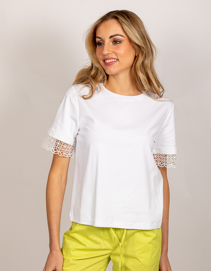 Marccain t-shirt korte mouw wit