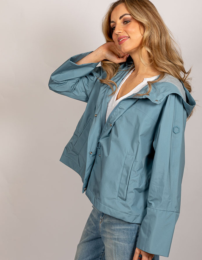 Hox regenjassen blauw