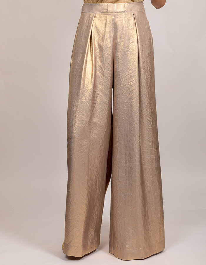 Access geklede broek goud