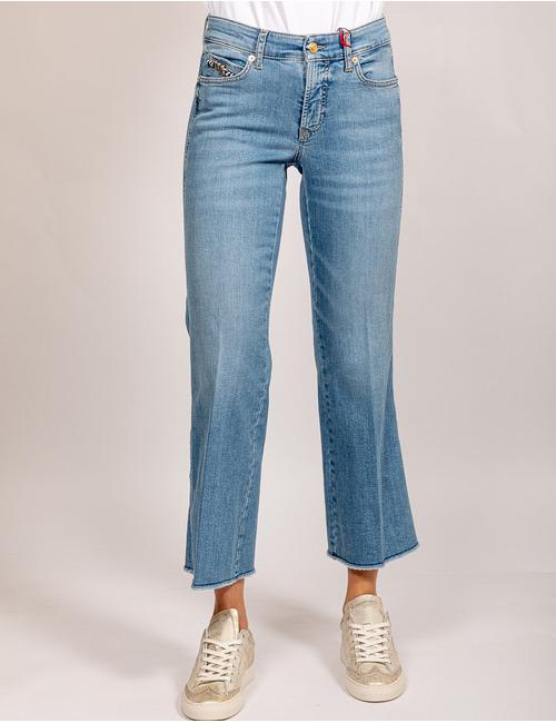 Cambio regular fit jeans midden washing