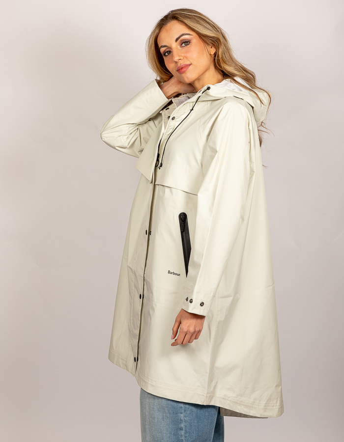 Barbour regenjassen ecru