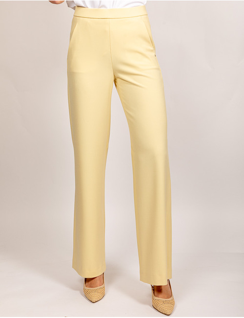 Raffaello Rossi broek met elatische band geel