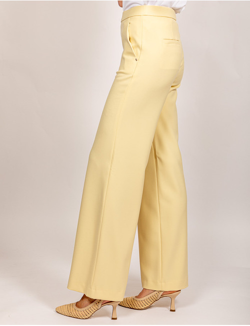 Raffaello Rossi broek met elatische band geel