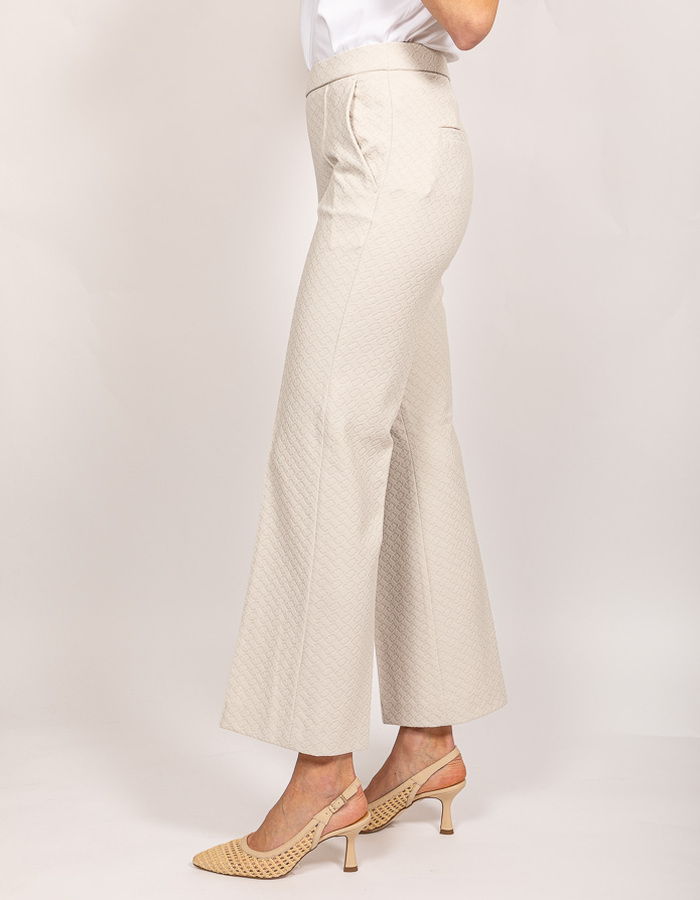 Raffaello Rossi broek met elatische band beige