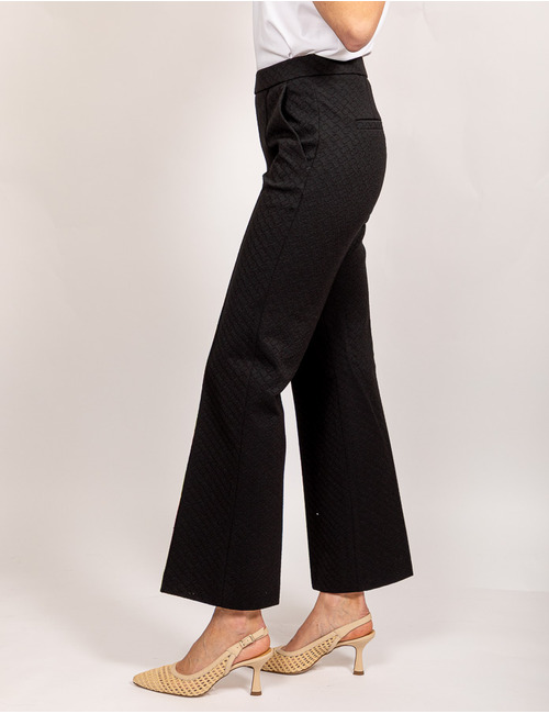 Raffaello Rossi broek met elatische band zwart