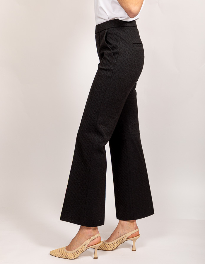 Raffaello Rossi broek met elatische band zwart