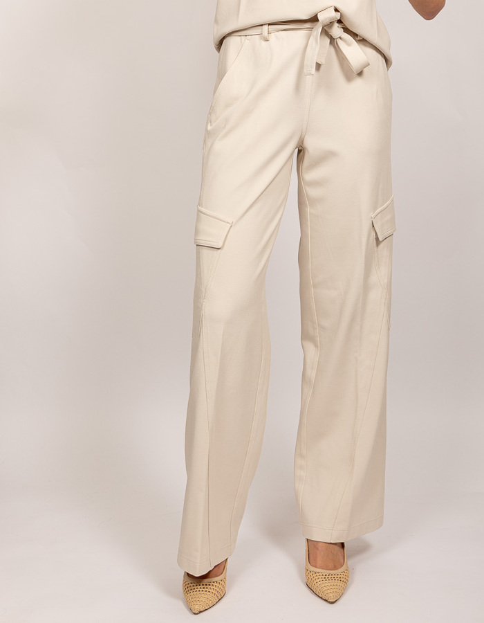 Beaumont broek sportief beige