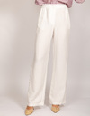 Due Amanti broek met elatische band wit