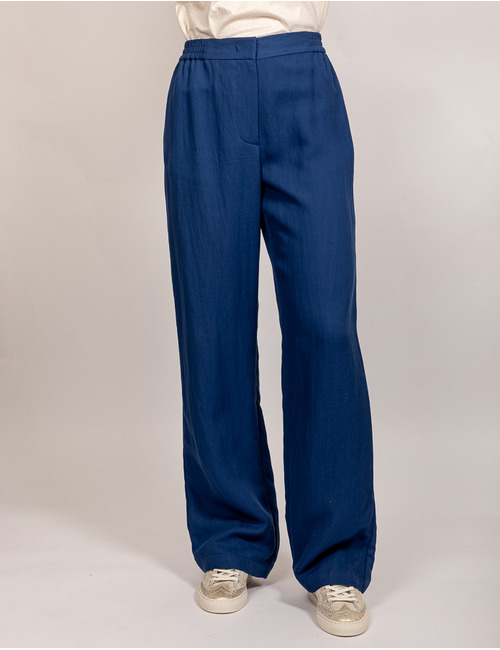 Due Amanti broek met elatische band blauw