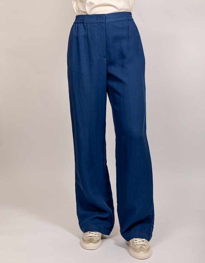 Due Amanti broek met elatische band blauw
