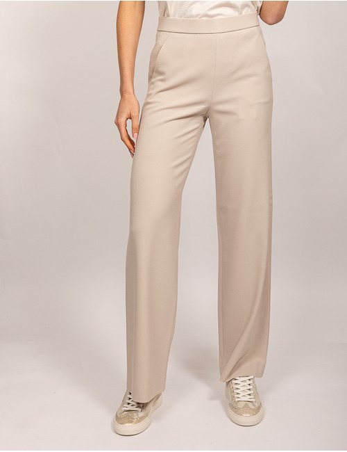 Raffaello Rossi broek met elatische band beige