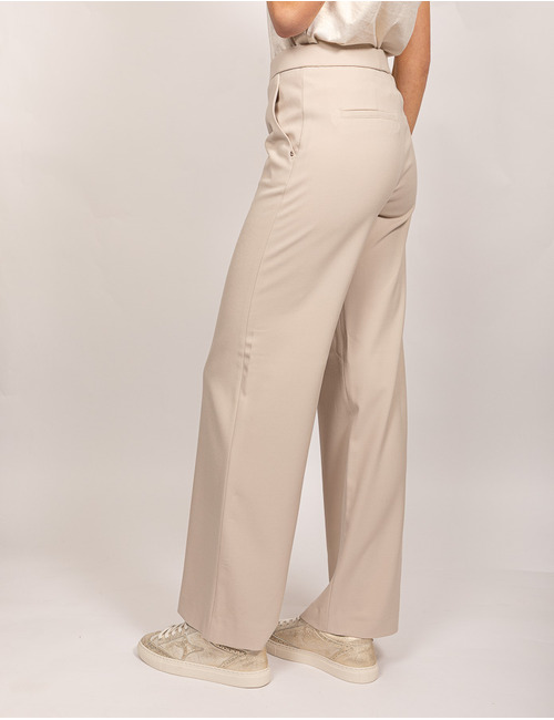 Raffaello Rossi broek met elatische band beige