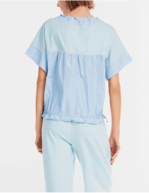 Marccain t-shirt korte mouw blauw