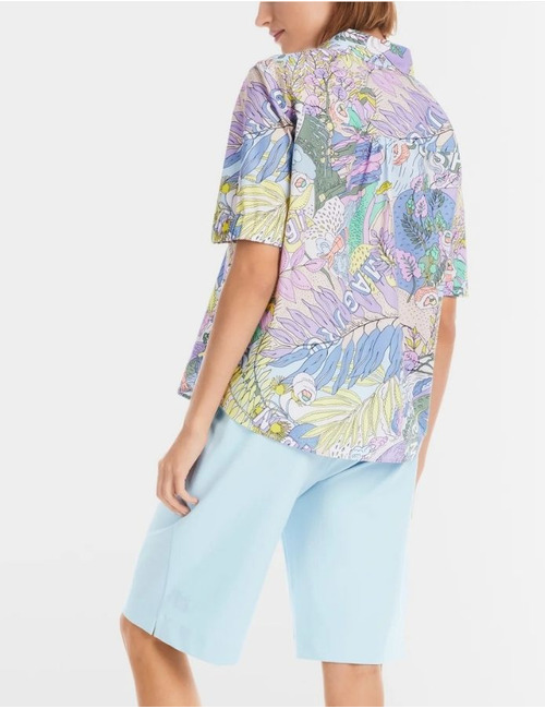 Marccain korte mouw bloes multicolor