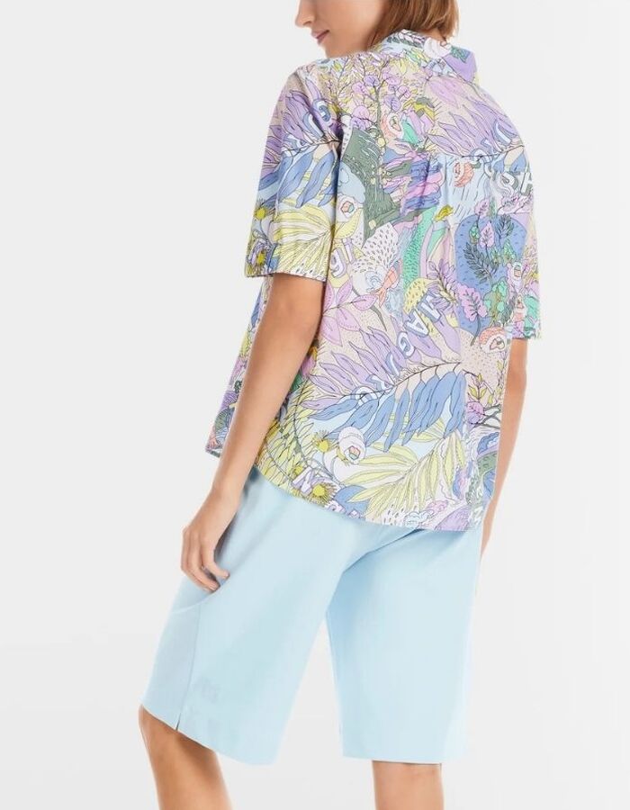 Marccain korte mouw bloes multicolor