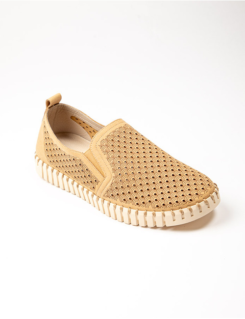 Ilse Jacobsen Schoenen bootschoen beige