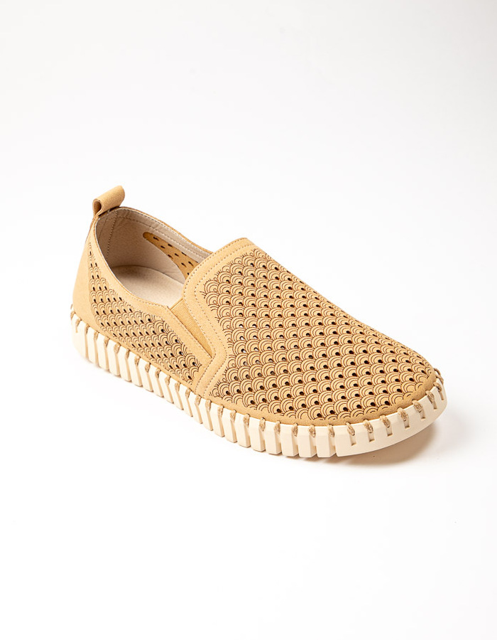 Ilse Jacobsen Schoenen bootschoen beige