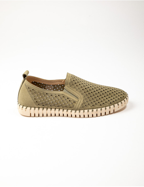 Ilse Jacobsen Schoenen bootschoen kaki