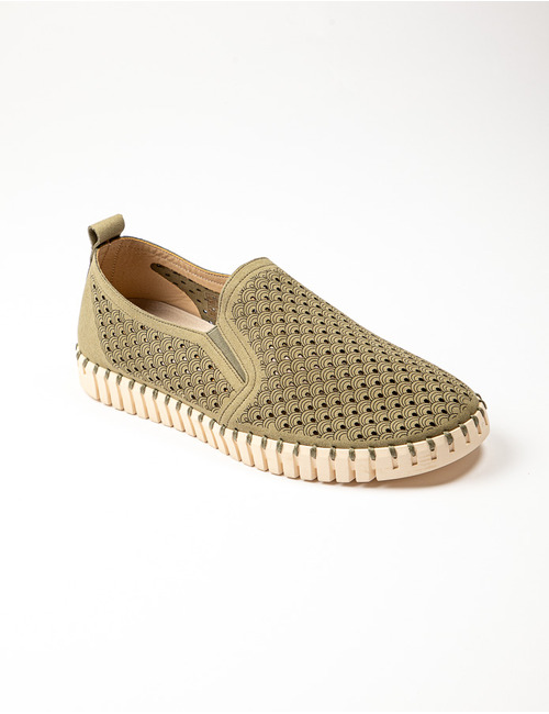 Ilse Jacobsen Schoenen bootschoen kaki
