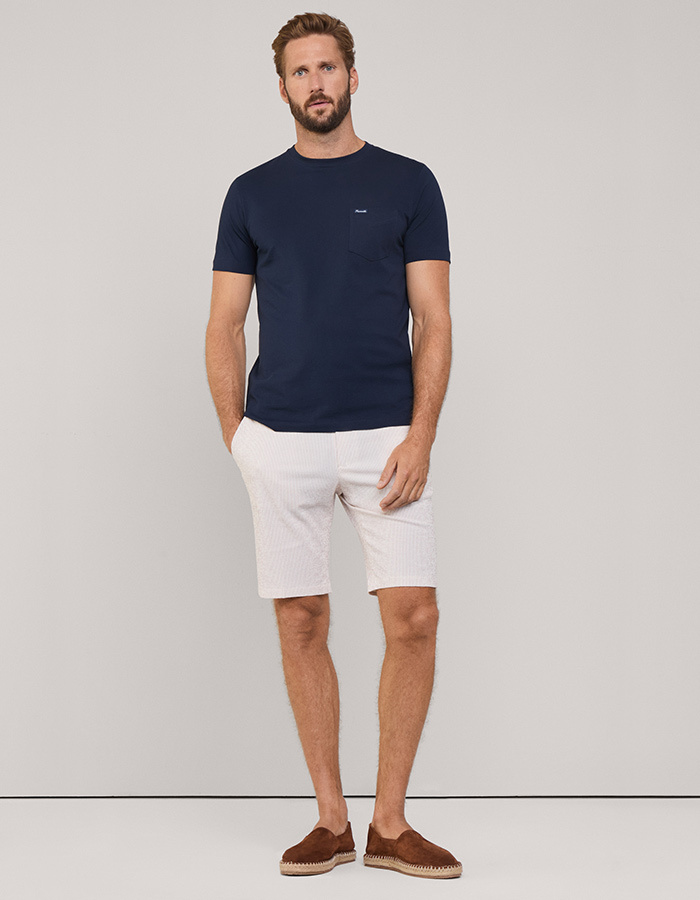 Regular Fit T-Shirt met Borstzak  