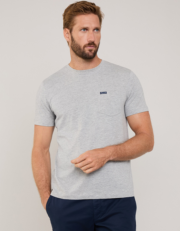 Regular Fit T-Shirt met Borstzak  