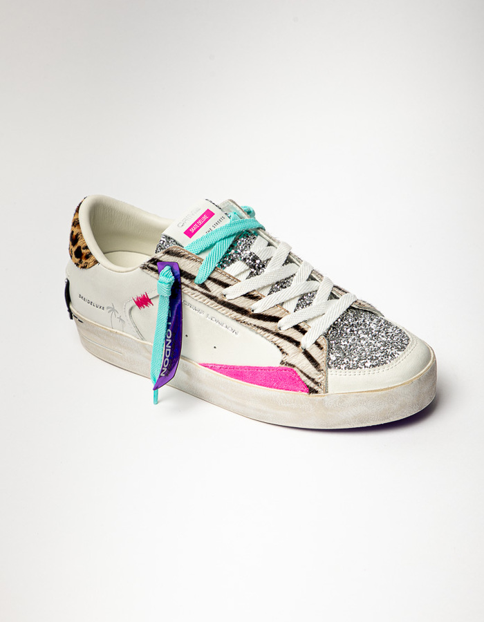 Crime Londen sneaker leopard