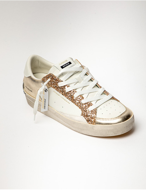 Crime Londen sneaker wit