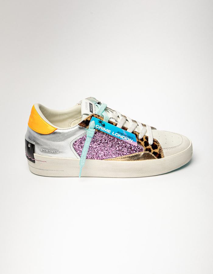 Crime Londen sneaker leopard