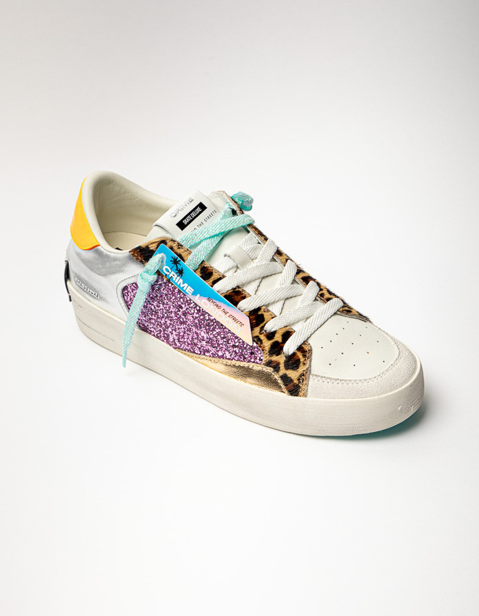 Crime Londen sneaker leopard