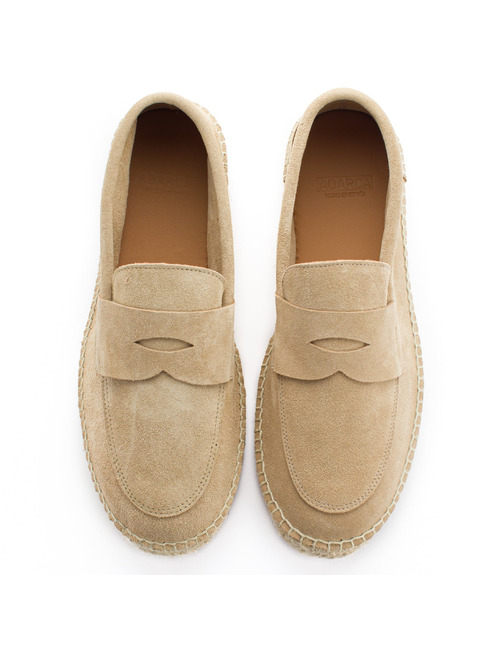 Espadrilles van Beige Leer 