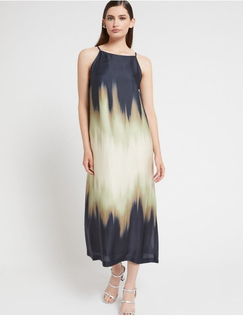 Otto D'ame lang kleed multicolor