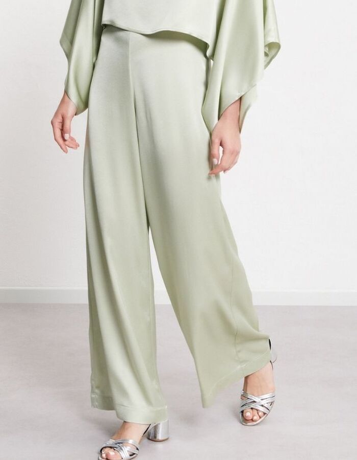 Otto D'ame geklede broek groen