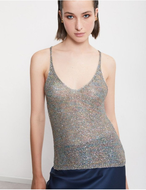 Otto D'ame tops multicolor