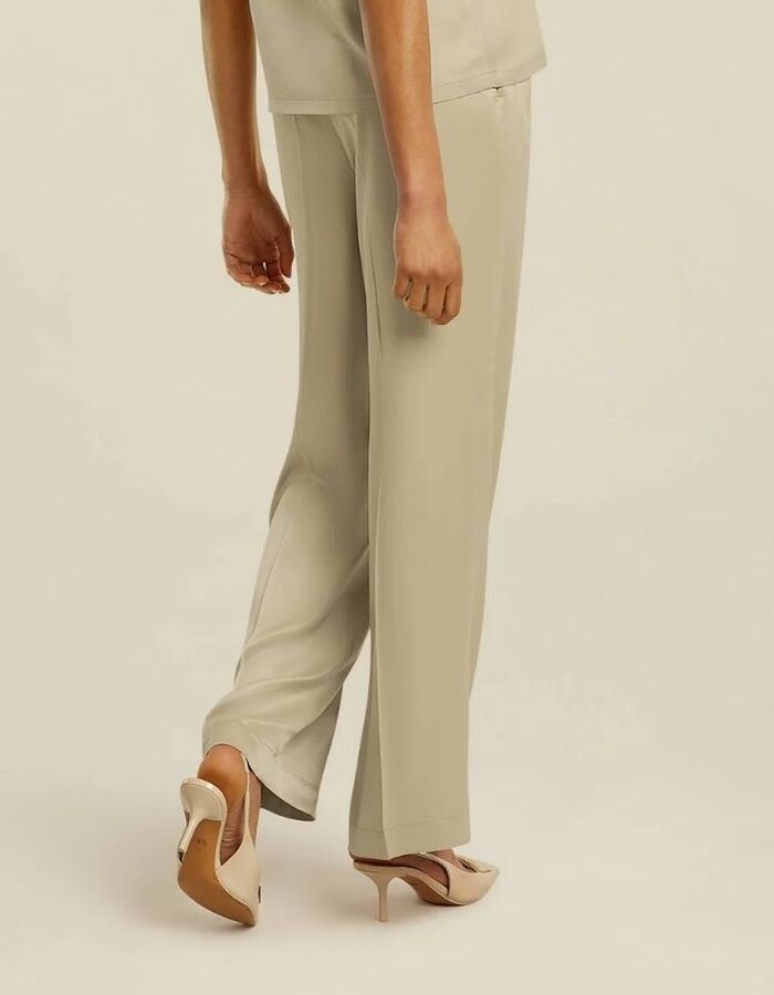 Beaumont geklede broek beige