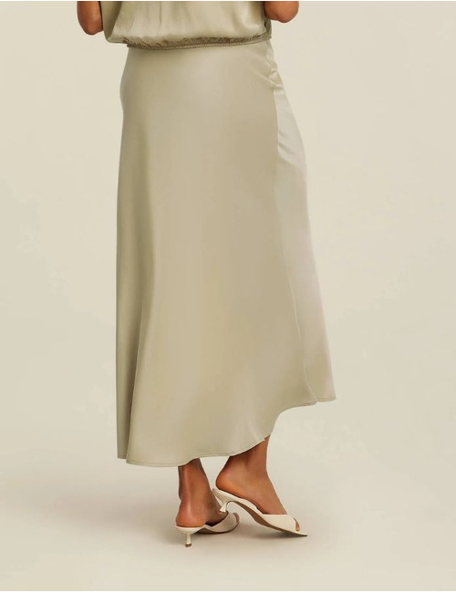 Beaumont midi rok beige
