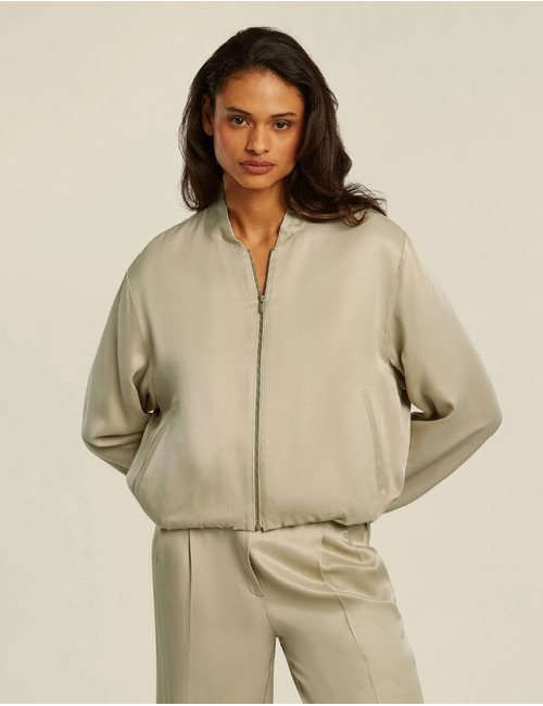 Beaumont bomberjas beige