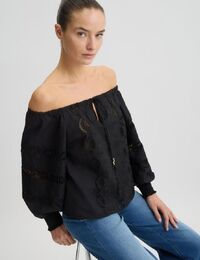 Liu Jo lange mouw bloes zwart