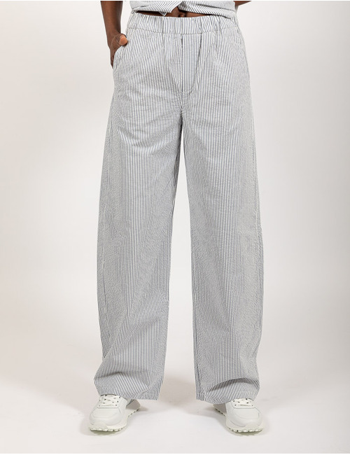 Drykorn broek met elatische band wit