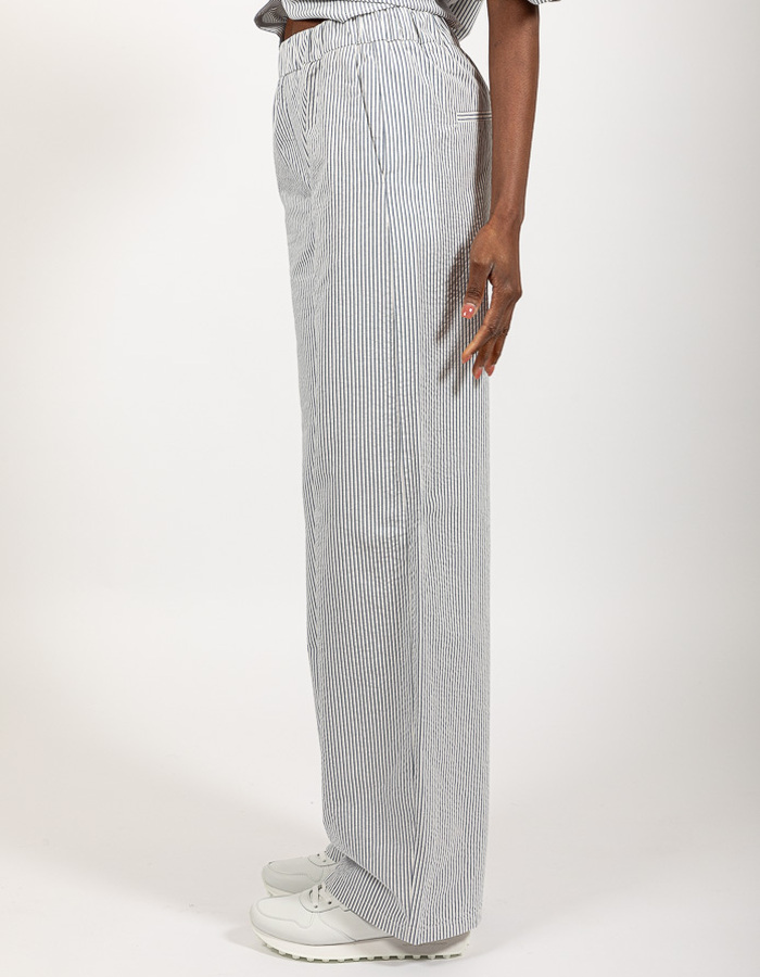Drykorn broek met elatische band wit