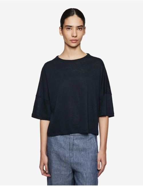 Drykorn korte mouw pull blauw
