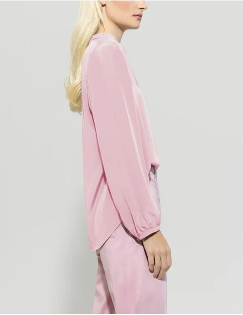Luisa Cerano lange mouw bloes roze
